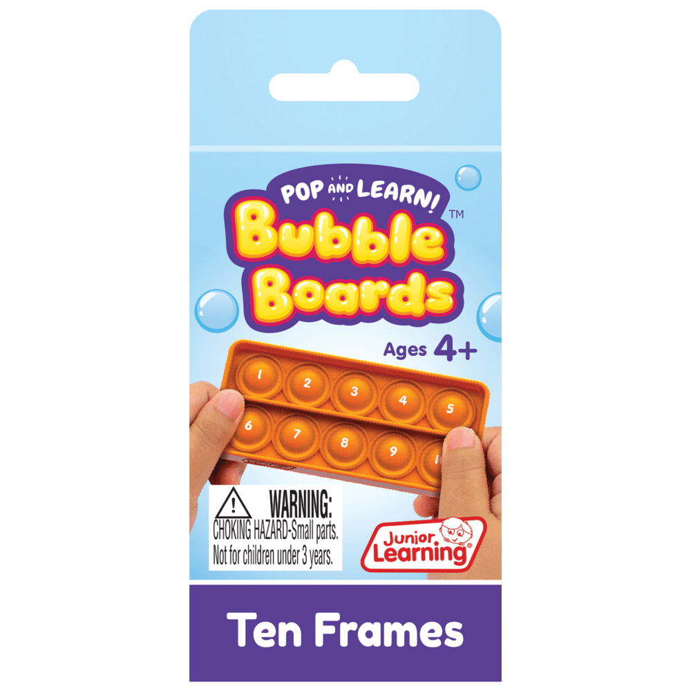 Junior Learning Ten Frames Pop and Learn Bubble Boards MPN:JRL673