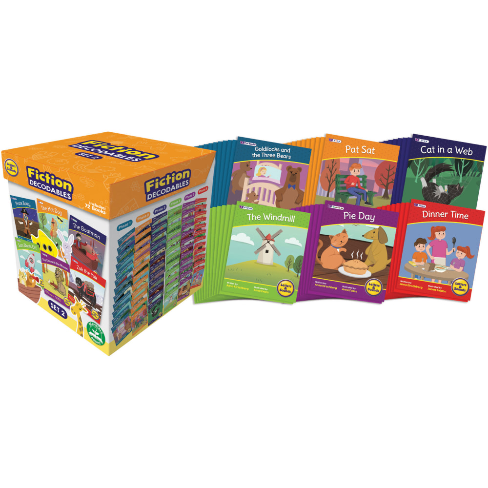 Beanstalk Books Letters & Sounds Fiction Decodables Boxed Set, Set 2 MPN:JRLBB111
