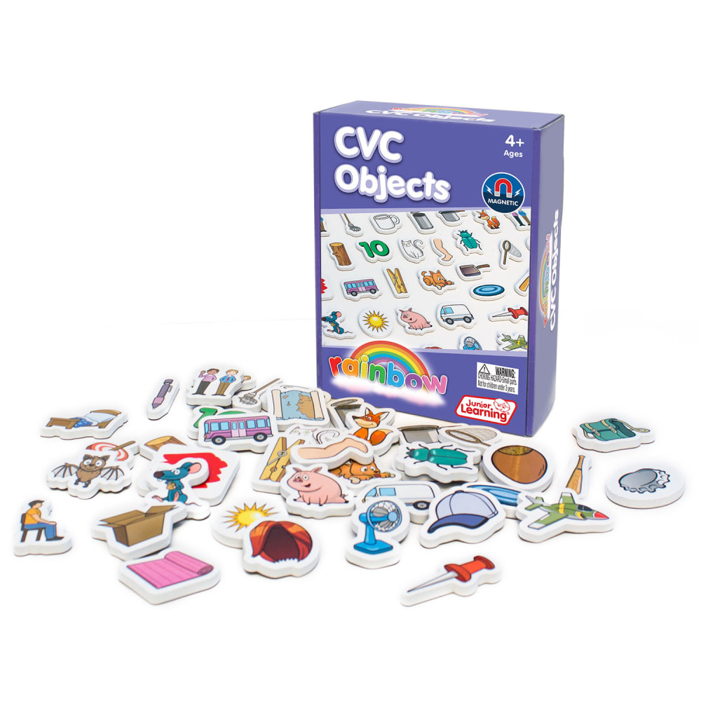 Junior Learning Rainbow CVC Objects, Multicolor, Pre-K MPN:JRL641