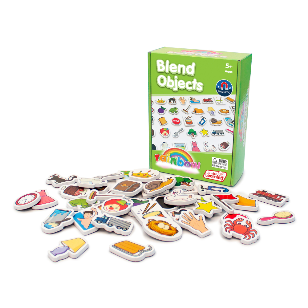 Junior Learning Blend Objects, Multicolor, Pack Of 40 Objects MPN:JRL649