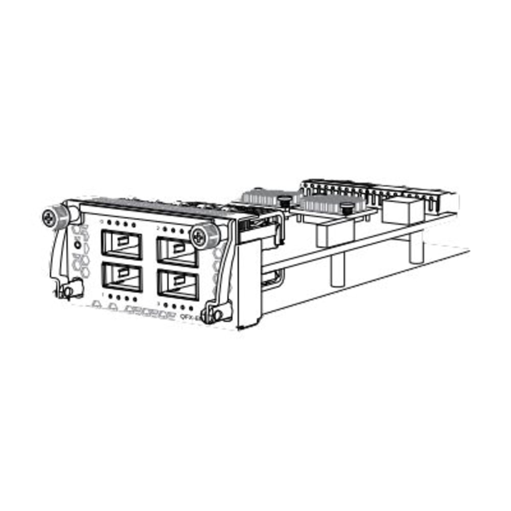 Juniper Networks - Expansion module - 40 Gigabit QSFP+ x 4 MPN:QFX-EM-4Q