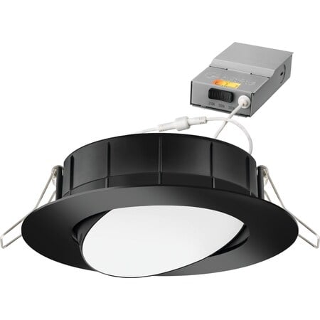 Round LED Downlight 4in., Switchable 27K MPN:WF4 SWW5 90CRI MB M6