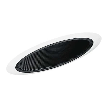 RcssdDwnltTrim, 6in, Wht/Blk, Baffle, Srs604 MPN:604 BWH
