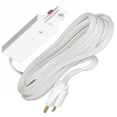 Cord and Plug Connector 3-Wire, White MPN:R122 WH