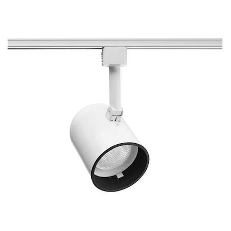 Track Light Head, Cylinder, Wht/Blk, 3.5in MPN:R501 BLB WH