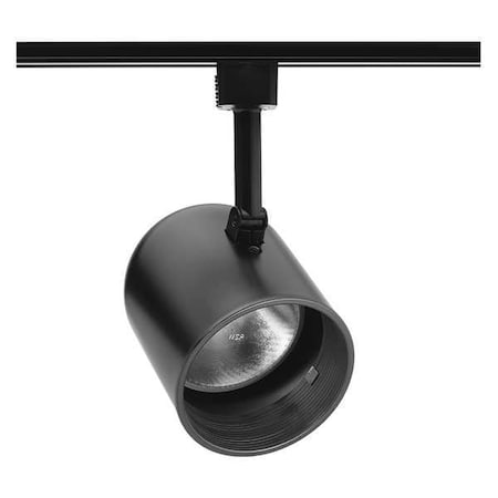 Track Light Head, Cylinder, Blk/Blk, 4.5in MPN:R502 BLB BL