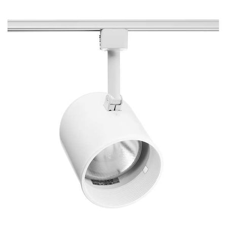 Track Light Head, Cylinder, Wht/Wht, 4.5 in MPN:R502 WHB WH