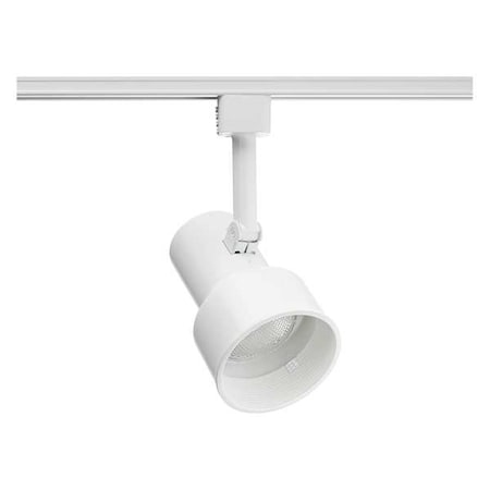 Track Lighting Head, Step, Wht/Wht, 3 1/2in MPN:R511 WHB WH