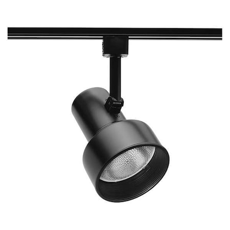 Track Lighting Head, Step, Blk/Blk, 4 3/8in MPN:R512 BLB BL