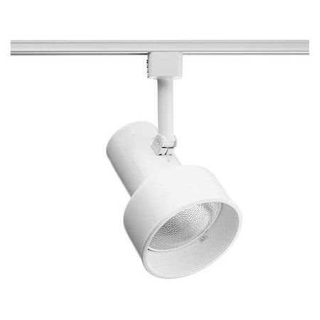 Track Lighting Head, Step, Wht/Wht, 4 3/8in MPN:R512 WHB WH