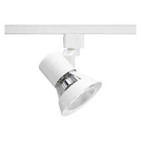 Track Lighting Head, Flare, Wht, 3 1/2in MPN:R531 WH
