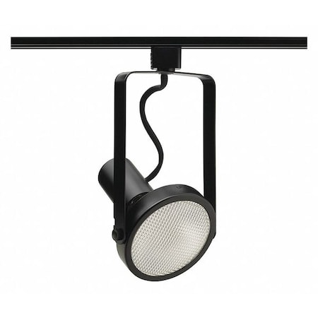 Track Lighting Head, Gimbaled, Blk, 5 1/8in MPN:R534 BL