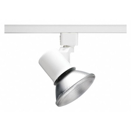 Track Lighting Head, Flare, Wht, 2 1/8in MPN:R541 WH