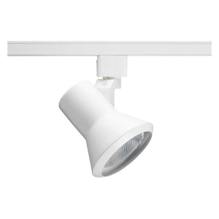 Track Lighting Head, Flare, Wht, 3 1/2in MPN:R551 WH