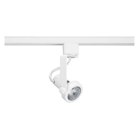 Track Lighting Head, Gimbaled, Wht, 2 1/8in MPN:R711 WH
