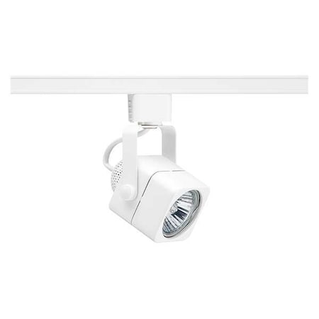 Track Lighting Head, Gimbaled, Wht, 2 1/4in MPN:R714 WH