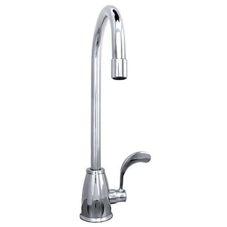 Gooseneck Kitchen Faucet, Manual, Single Hole Only Mount, 1 Hole MPN:JSFVR5