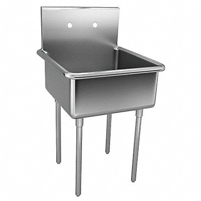 Just Scullery Sink Squar 24inx24inx12in MPN:NSFB-124-2