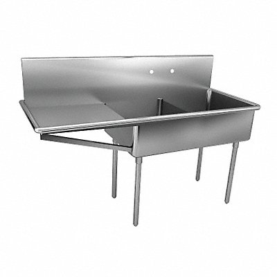 Just Scullery Sink Rect 15inx24inx12in MPN:NSFB-230-24L-2