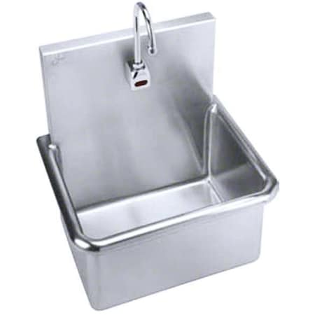 Utility Sink 20 in x 15 in, 1, 1, Wall Hung, 14 ga. 304 Stainless Steel MPN:A18665S-J