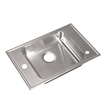 Drop-In Classroom Sink, Drop-In Mount, 2 Hole, 14