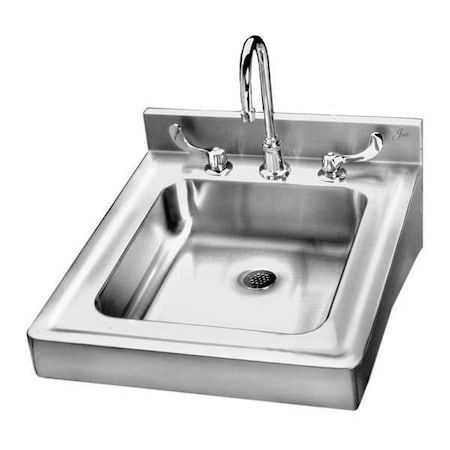 Sink, SS, 23-1/2inL x 20inW x 4inH, 18 ga MPN:HCL23520-34-J