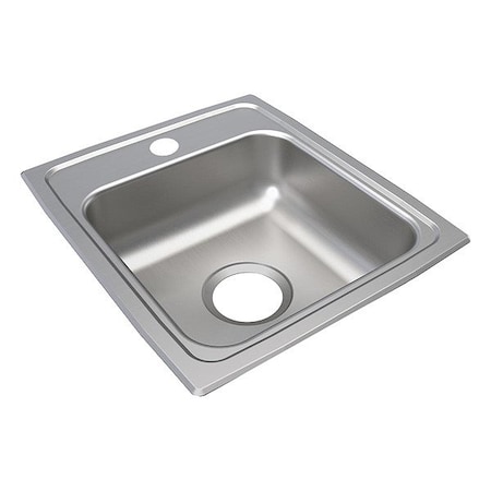 Bowl Drop-In Sink, 17.5