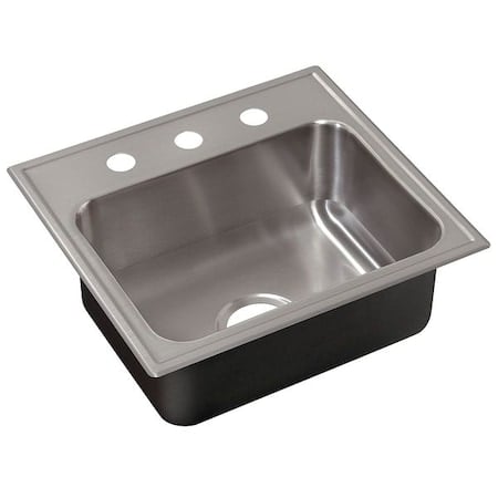 Drop-In Sink, Drop-In Mount, 3 Hole, 16
