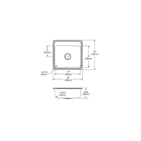 Drop-In Sink, 22