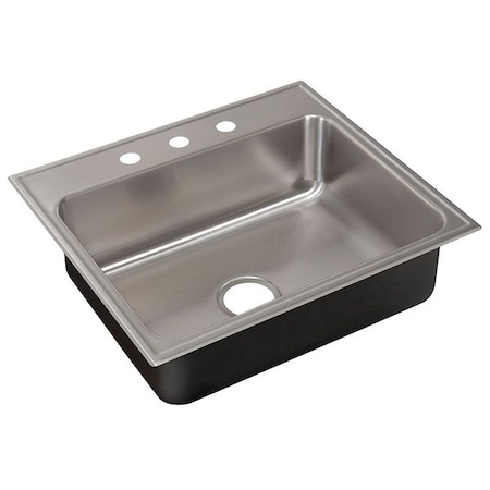 Drop-In Sink, Drop-In Mount, 3 Hole, 28