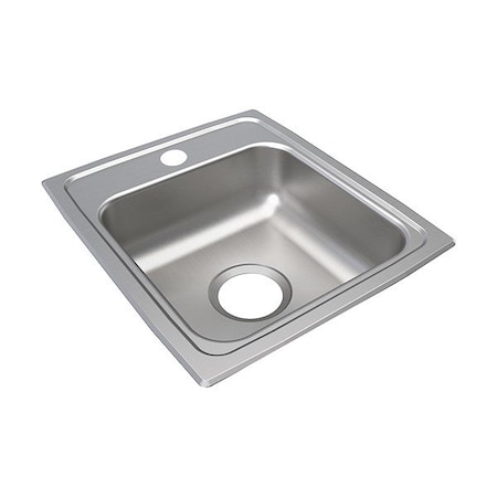 Bowl Drop-In Sink, 17.5