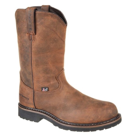 Men's Wellington Boot, 13 EE, Steel Toe, 10 in H, Tan, WK4961 MPN:SE4961