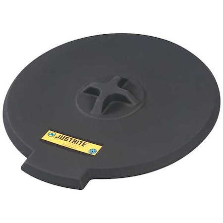 Drum Funnel Cover, Black, H3.25xL9xW9 in MPN:28682