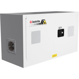 Justrite® Lithium-Ion Battery Charging Cabinet For 8 Receptacles 4kWh TECR Capacity Gray 231703