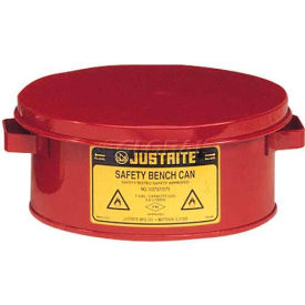 Justrite Bench Can 1-Gallon Red 10375 10375