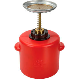 Eagle Safety Plunger Can - 2 Quart Polyethylene P712