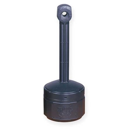 1 Gal. Smokers Cease-Fire Cigarette Receptacle, Black MPN:26806D