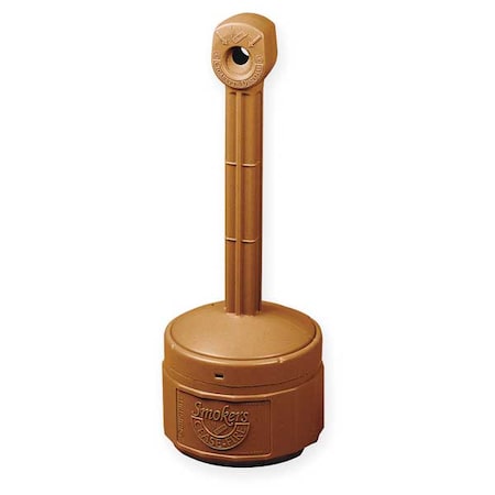Smokers Cease-Fire Cigarette Receptacle, 1 gal., Terra Cotta MPN:26806T