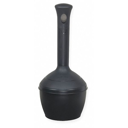 Cigarette Receptacle, Black, 4 gal MPN:268503