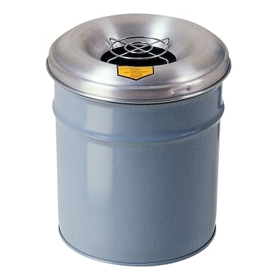 4-1/2 Gallon Gray Cease-Fire Ash and Butt Recept MPN:26624G