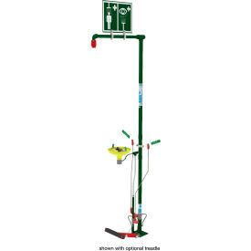 Hughes® Combination Shower Self Draining Floor Mount Open ABS Bowl Galvanized Steel Pipe SD18G75G