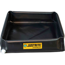 Justrite Mini-Berm Flex Tray 5'L x 4'W x 6