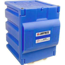 Justrite 2x4 Liter Bottle Acid Cabinet Manual Close 1 Door 14-1/4