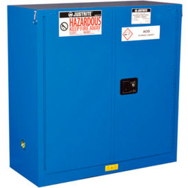 Justrite 30 Gallon Acid Cabinet Self-Close 2 Door 43