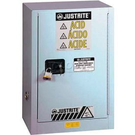 Justrite 15 Gal. Acid Cabinet Right Hinge Manual Close 1 Door 24