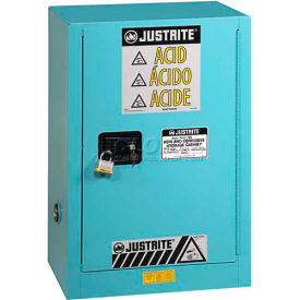 Justrite 15 Gal. Acid Cabinet Left Hinge Manual Close 1 Door 24