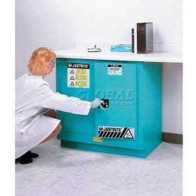 Justrite 23 Gal. Acid Cabinet Manual Close 2 Door 36