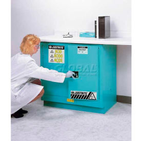 Justrite 23 Gal. Acid Cabinet Self-Close 2 Door 36