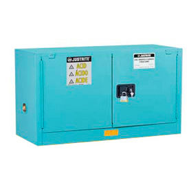 Justrite 45 Gal. Acid Cabinet Manual Close 2 Door Piggyback 43