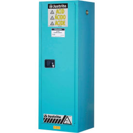 Justrite 22 Gallon Acid Corrosive Cabinet Self-Close 1 Door 23